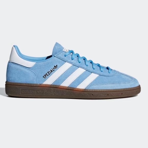 Adidas Handball Spezial W7.5/M6 Blue Suede - Picture 1 of 9